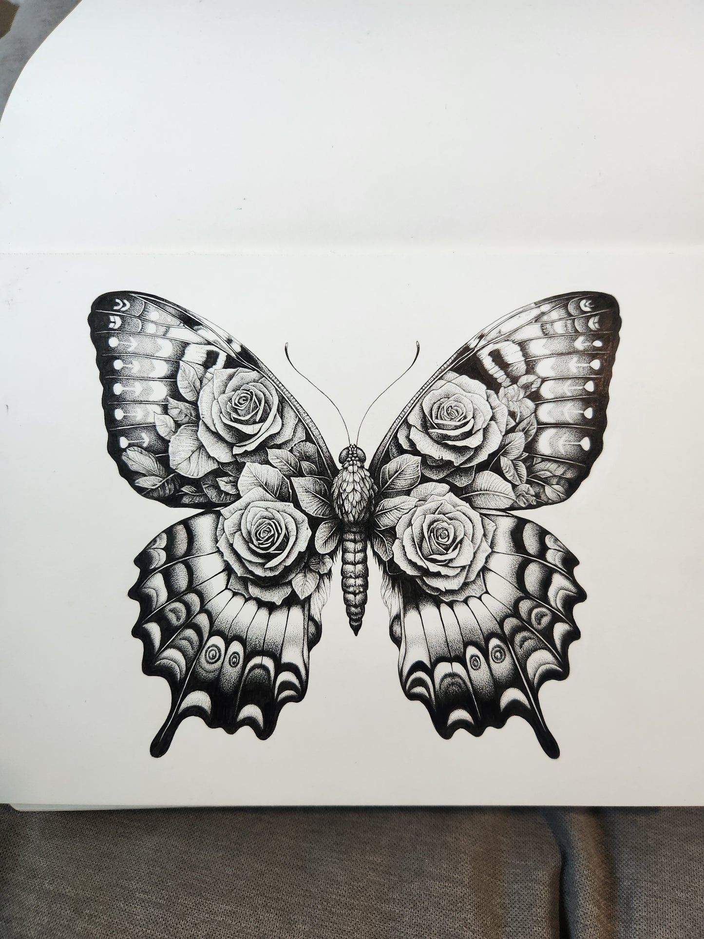 ROSE BUTTERFLY - Print