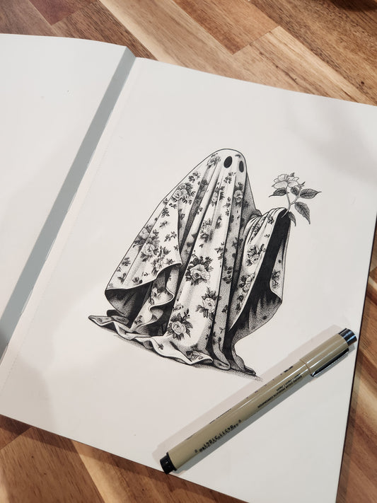 THE GHOST IN YOUR GRANDMA'S GUEST ROOM - Print